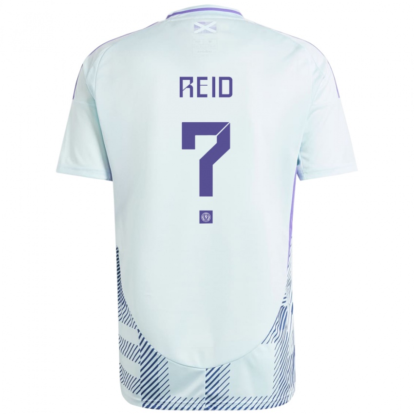 Niño Camiseta Escocia Dylan Reid #0 Azul Menta Claro 2ª Equipación 24-26 La Camisa Chile