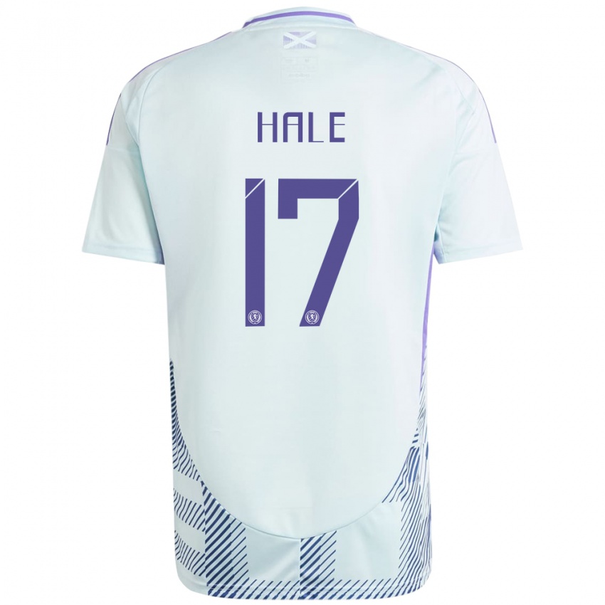 Niño Camiseta Escocia Finlay Hale #17 Azul Menta Claro 2ª Equipación 24-26 La Camisa Chile