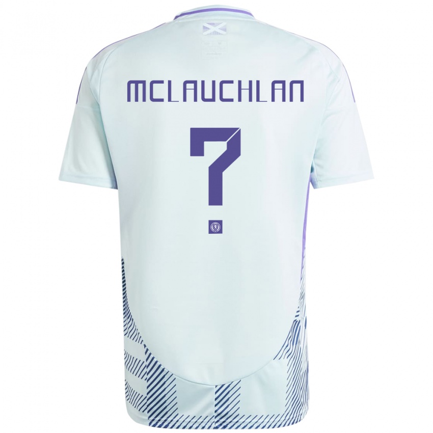 Niño Camiseta Escocia Rachel Mclauchlan #0 Azul Menta Claro 2ª Equipación 24-26 La Camisa Chile