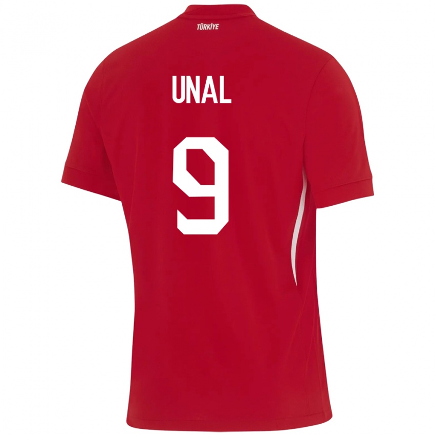 Niño Camiseta Turquía Enes Ünal #9 Rojo 2ª Equipación 24-26 La Camisa Chile