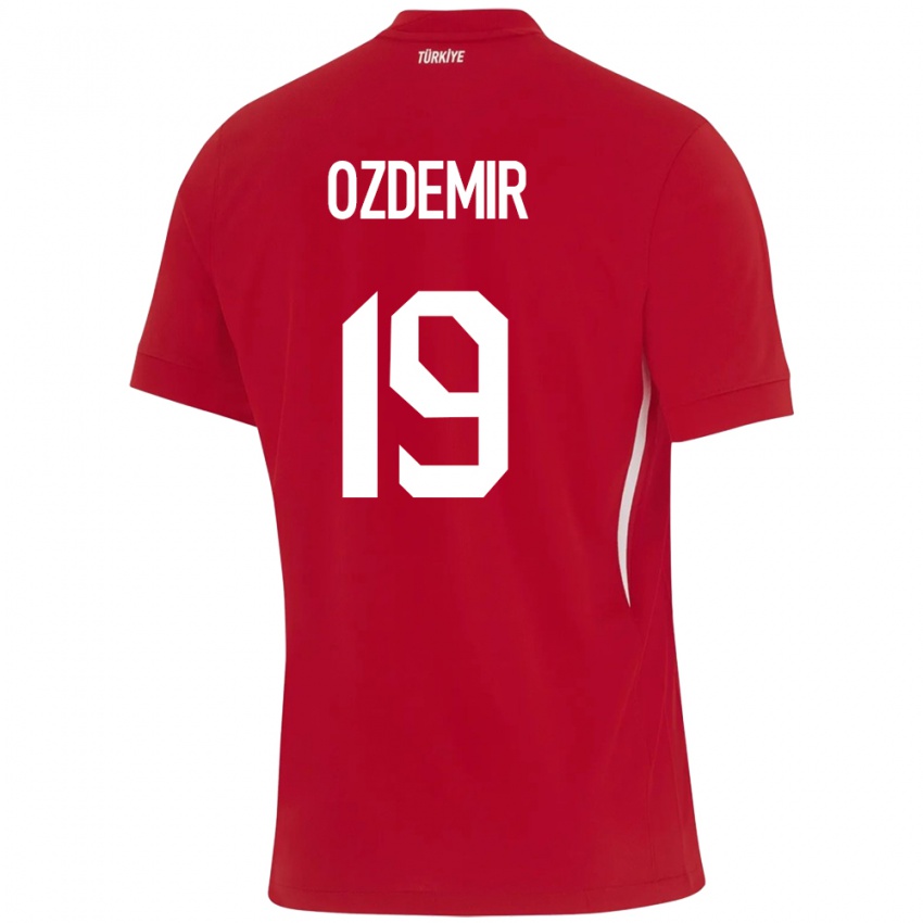 Niño Camiseta Turquía Halil Özdemir #19 Rojo 2ª Equipación 24-26 La Camisa Chile