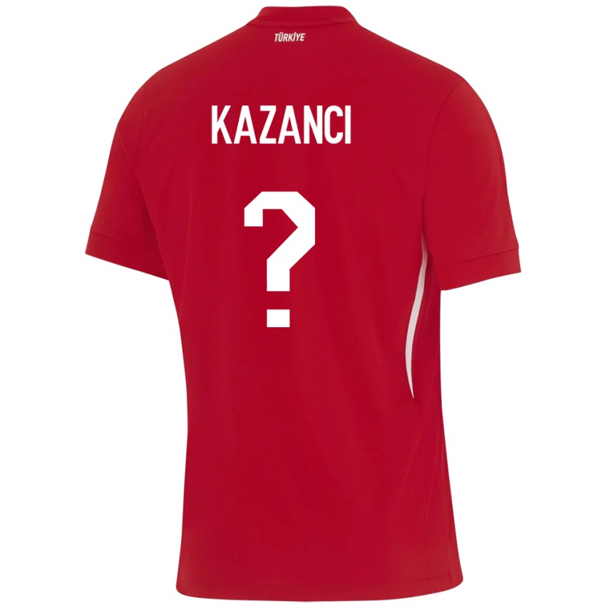 Niño Camiseta Turquía Şant Kazancı #0 Rojo 2ª Equipación 24-26 La Camisa Chile