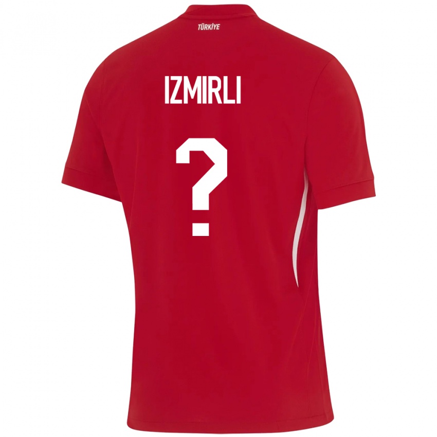 Niño Camiseta Turquía Ege İzmirli #0 Rojo 2ª Equipación 24-26 La Camisa Chile