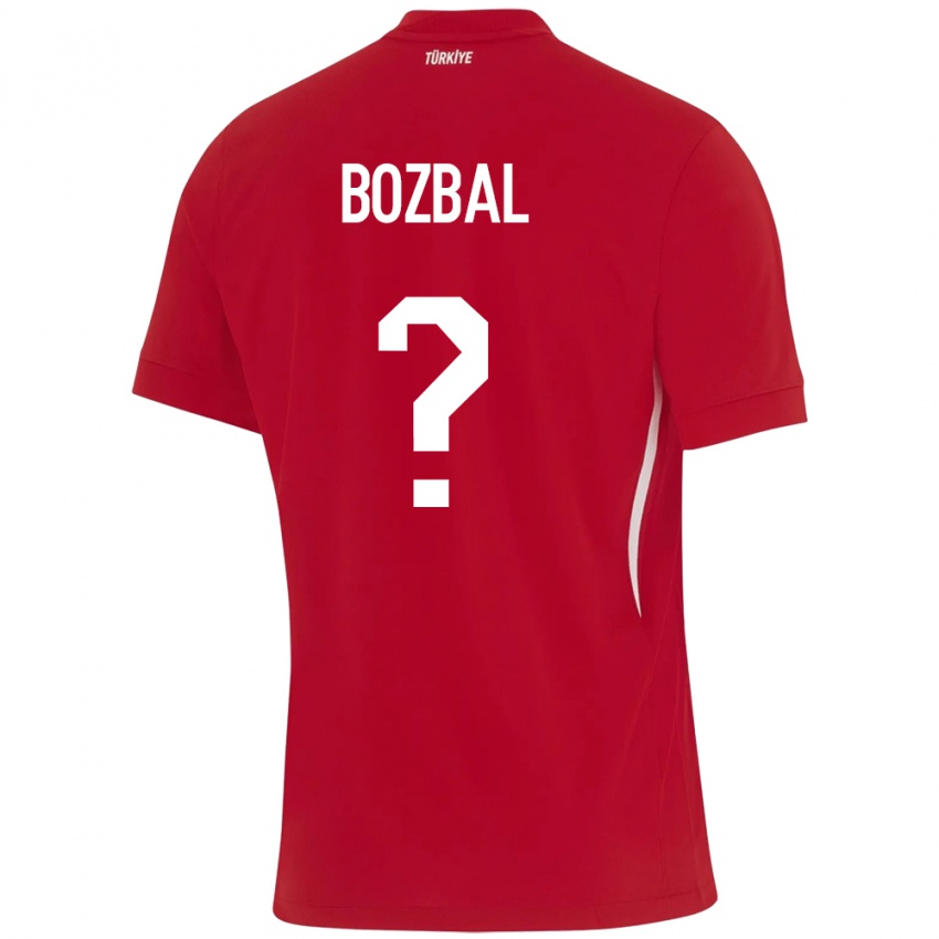 Niño Camiseta Turquía Birsen Bozbal #0 Rojo 2ª Equipación 24-26 La Camisa Chile