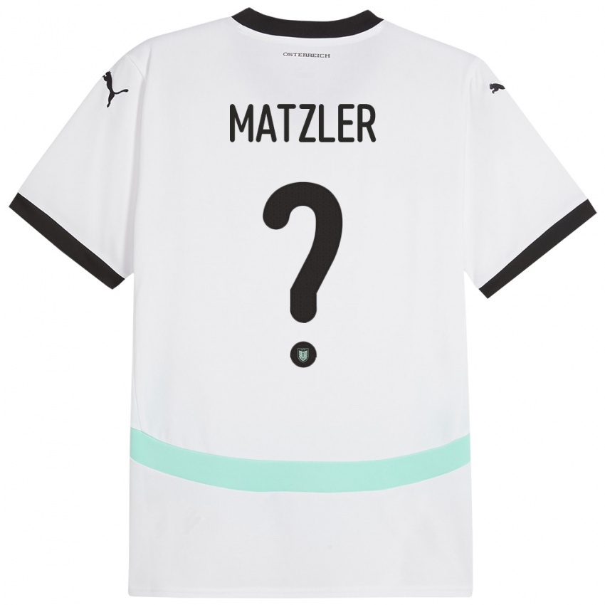 Niño Camiseta Austria Leo Mätzler #0 Blanco 2ª Equipación 24-26 La Camisa Chile