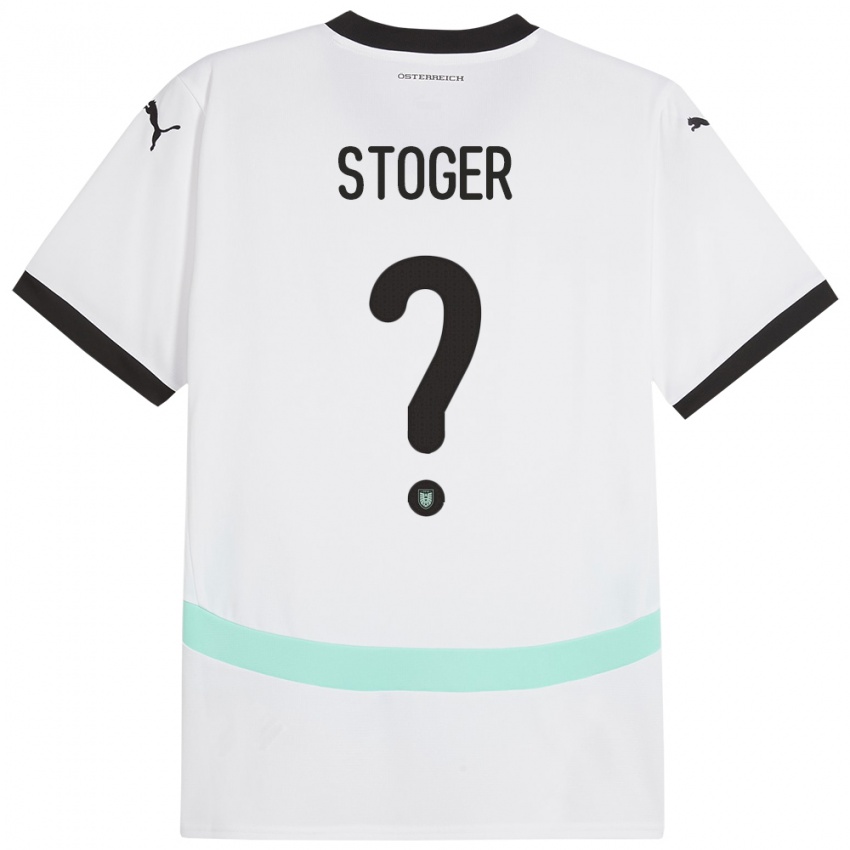 Niño Camiseta Austria Marcel Stöger #0 Blanco 2ª Equipación 24-26 La Camisa Chile