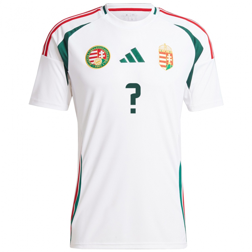 Niño Camiseta Hungría Sebő Deme #0 Blanco 2ª Equipación 24-26 La Camisa Chile