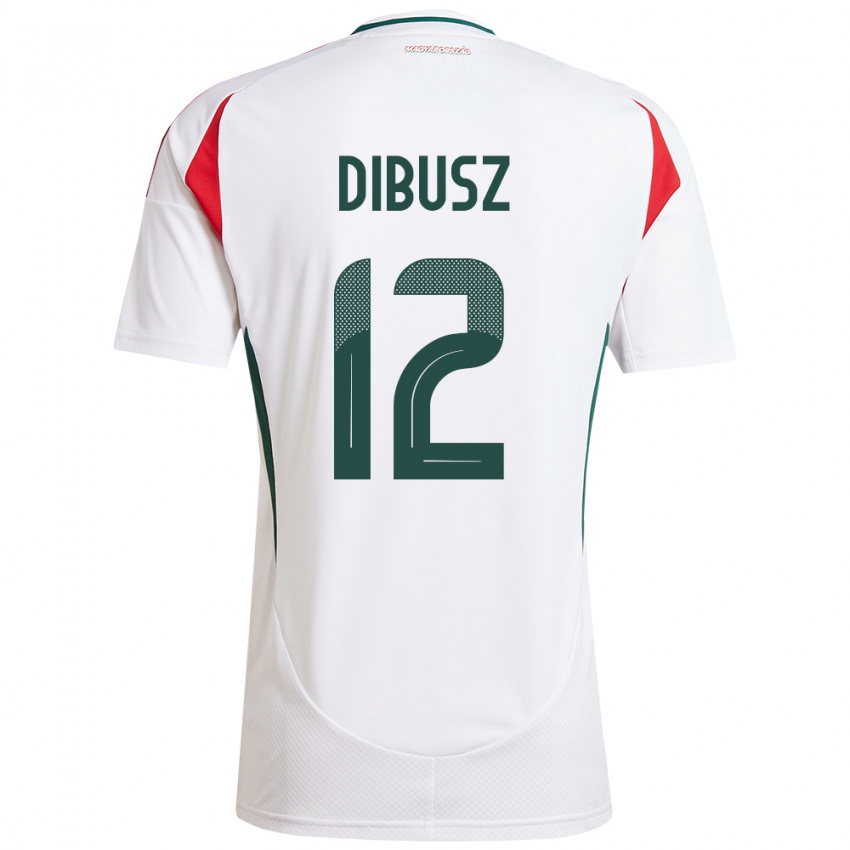 Niño Camiseta Hungría Dénes Dibusz #12 Blanco 2ª Equipación 24-26 La Camisa Chile