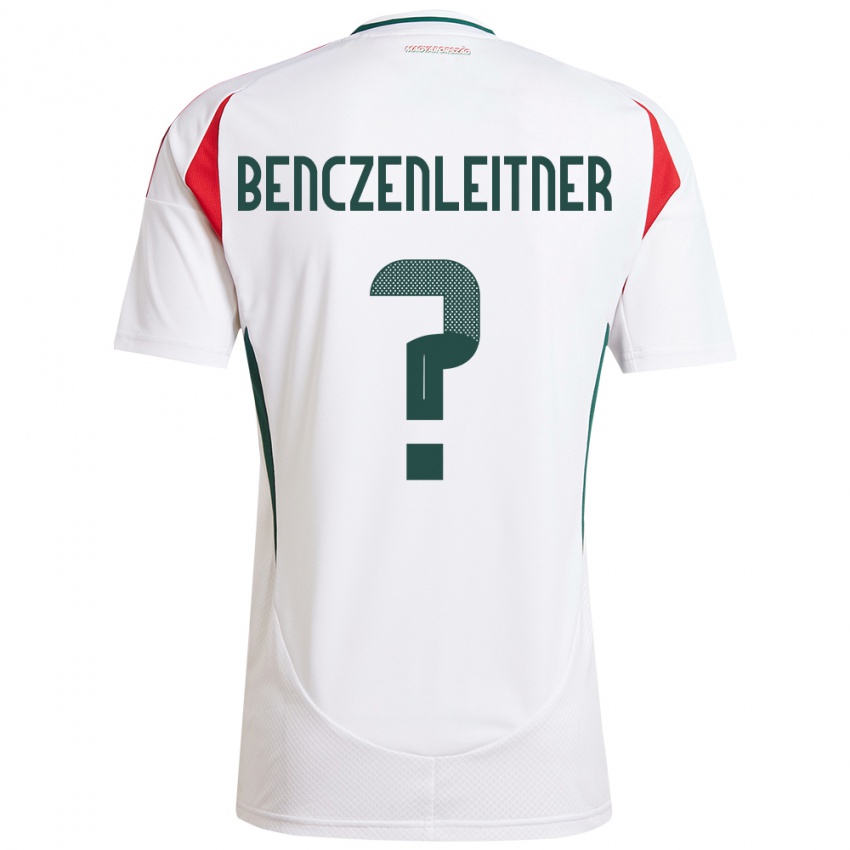 Niño Camiseta Hungría Barna Benczenleitner #0 Blanco 2ª Equipación 24-26 La Camisa Chile