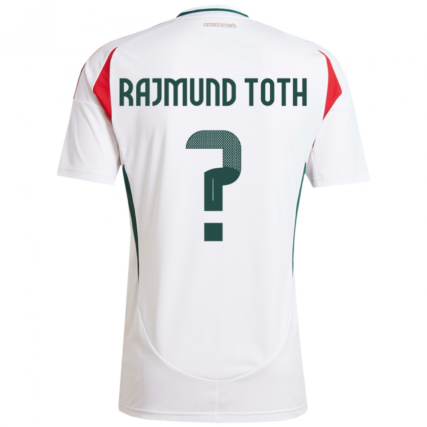 Niño Camiseta Hungría Rajmund Tóth #0 Blanco 2ª Equipación 24-26 La Camisa Chile