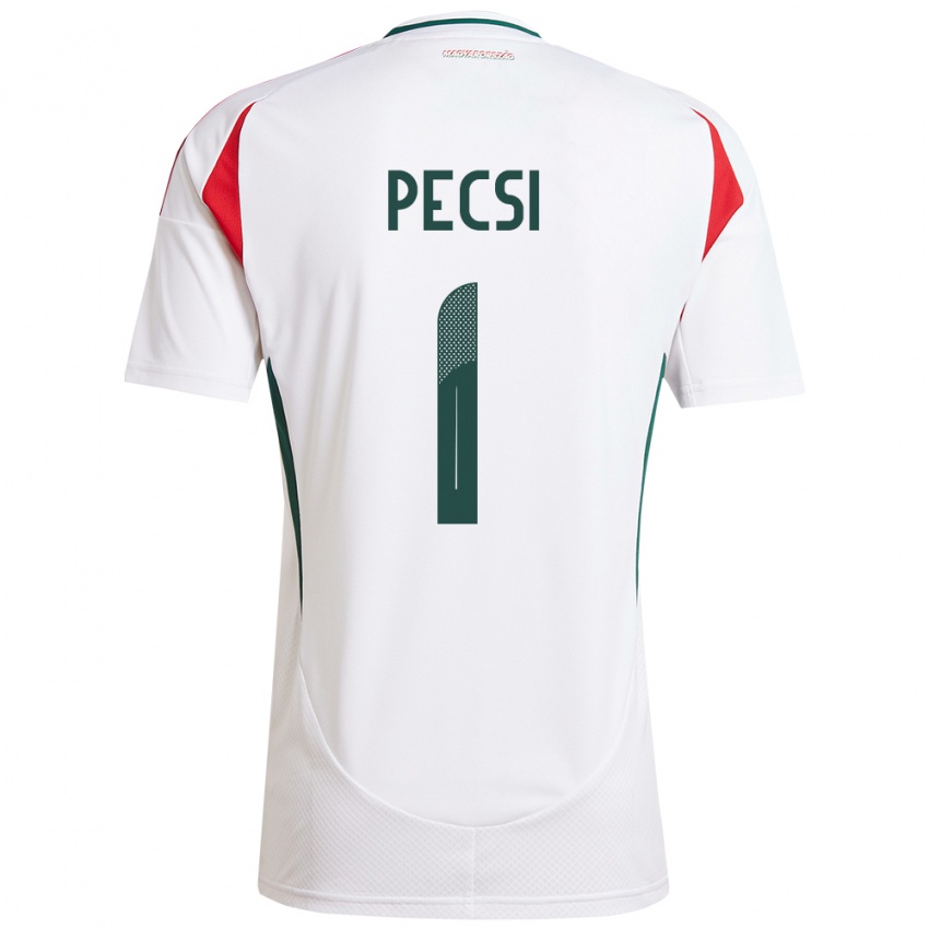 Niño Camiseta Hungría Ármin Pécsi #1 Blanco 2ª Equipación 24-26 La Camisa Chile