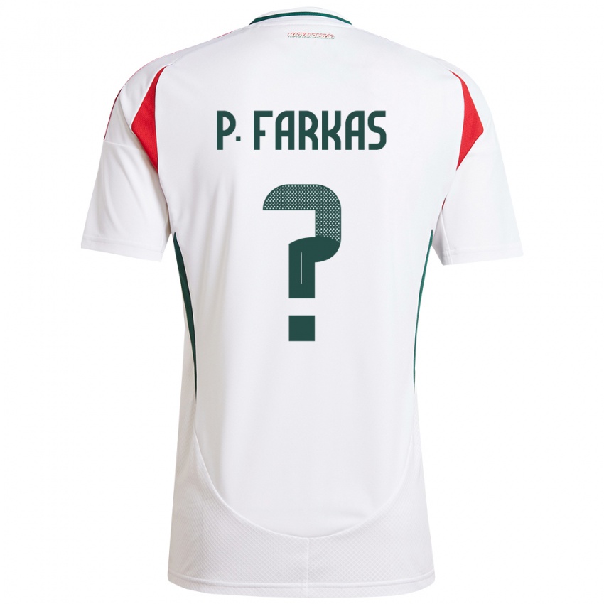 Niño Camiseta Hungría Patrik Farkas #0 Blanco 2ª Equipación 24-26 La Camisa Chile