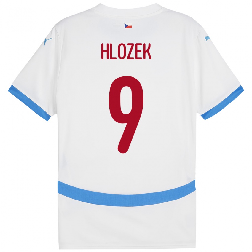 Niño Camiseta Chequia Adam Hlozek #9 Blanco 2ª Equipación 24-26 La Camisa Chile