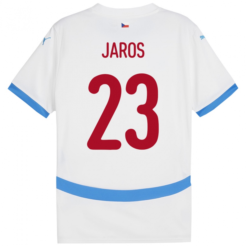 Niño Camiseta Chequia Vitezslav Jaros #23 Blanco 2ª Equipación 24-26 La Camisa Chile