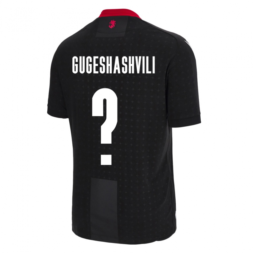 Niño Camiseta Georgia Zaza Gugeshashvili #0 Negro 2ª Equipación 24-26 La Camisa Chile