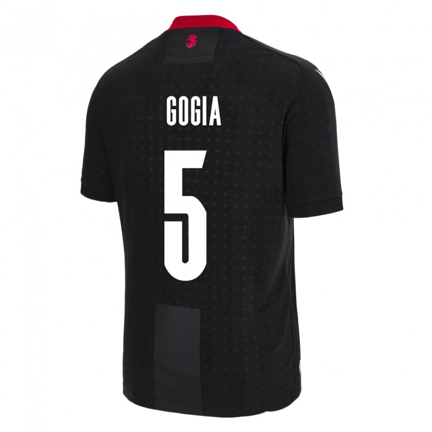 Niño Camiseta Georgia Gigi Gogia #5 Negro 2ª Equipación 24-26 La Camisa Chile