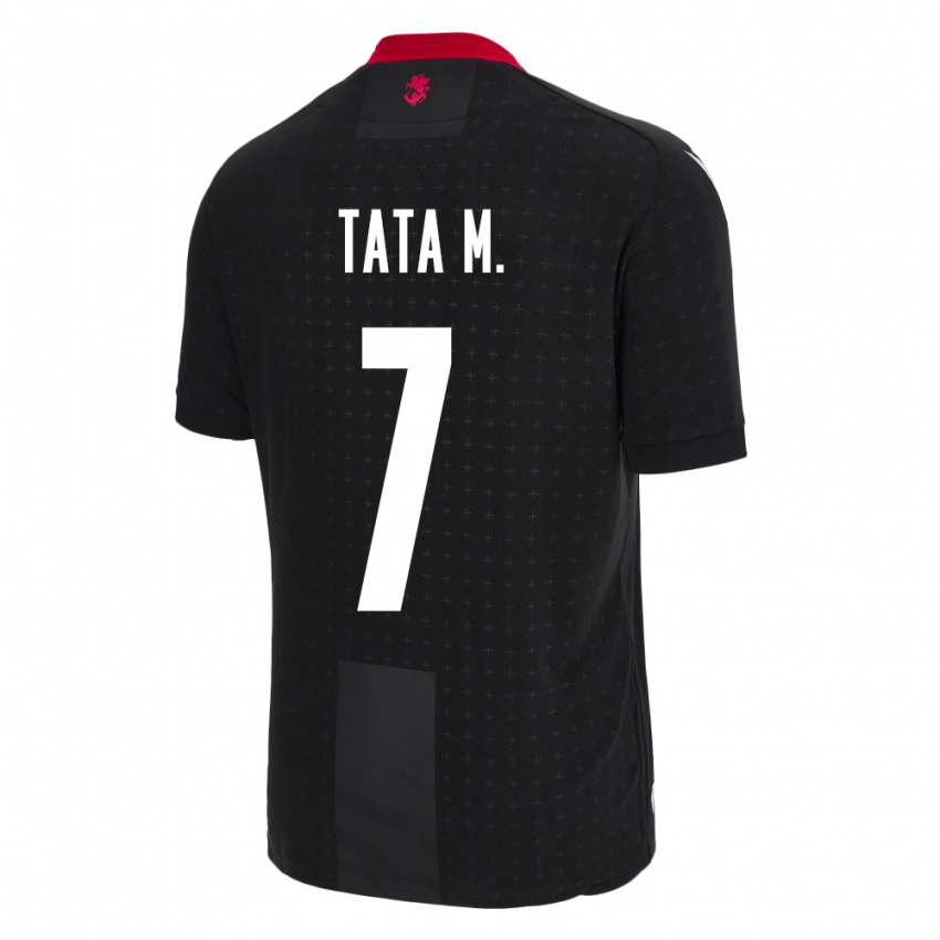 Niño Camiseta Georgia Tata Matveeva #7 Negro 2ª Equipación 24-26 La Camisa Chile