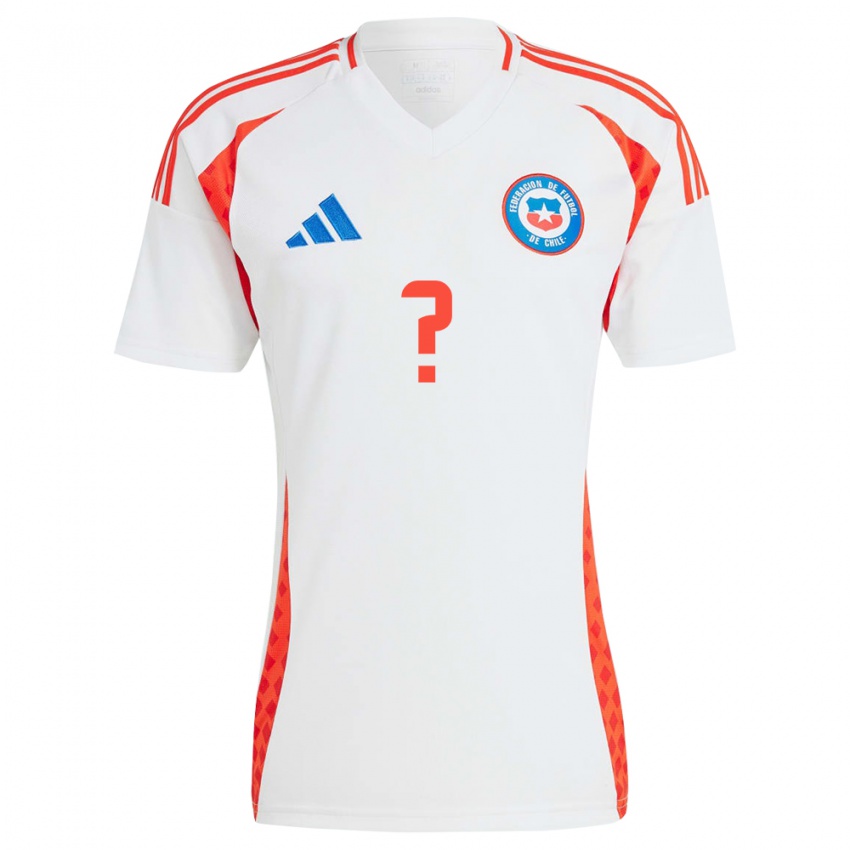 Niño Camiseta Chile Gaspar Monsalve #0 Blanco 2ª Equipación 24-26 La Camisa Chile