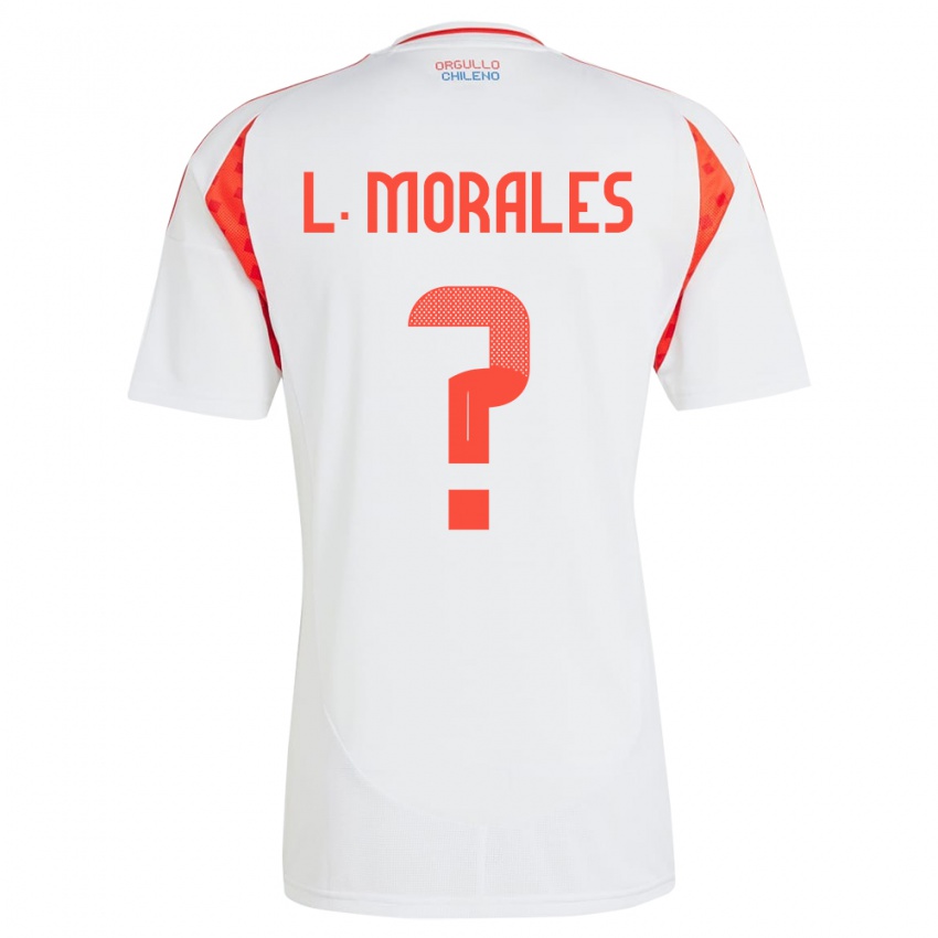 Niño Camiseta Chile Lauryn Morales #0 Blanco 2ª Equipación 24-26 La Camisa Chile