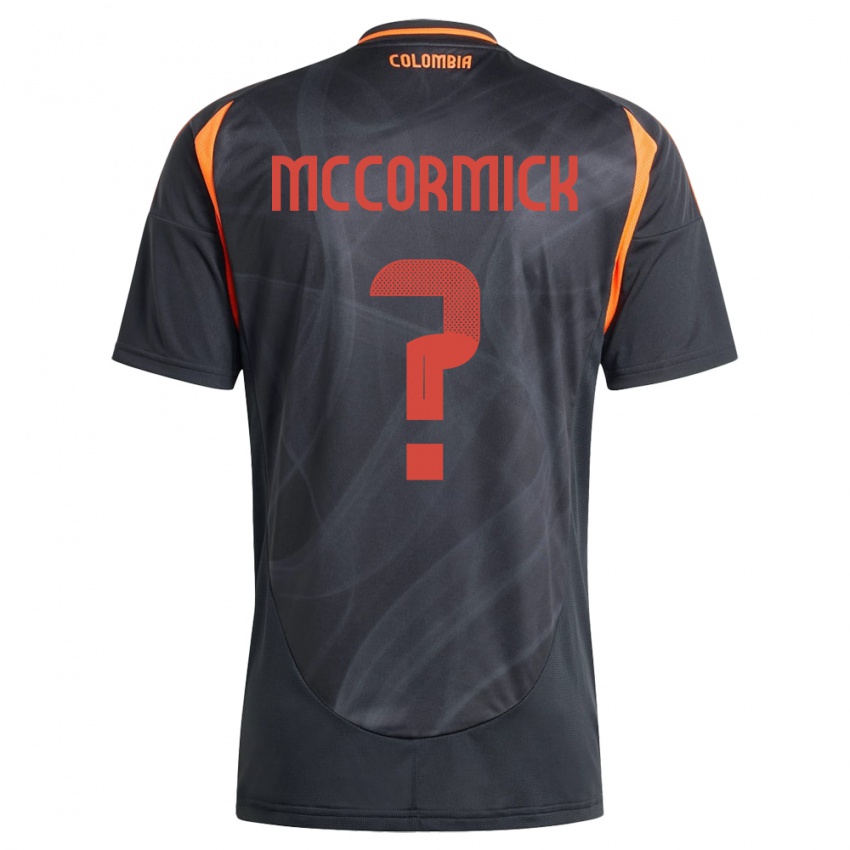 Niño Camiseta Colombia Hollman Mccormick #0 Negro 2ª Equipación 24-26 La Camisa Chile