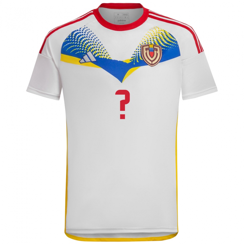 Niño Camiseta Venezuela Álex Delgado #0 Blanco 2ª Equipación 24-26 La Camisa Chile