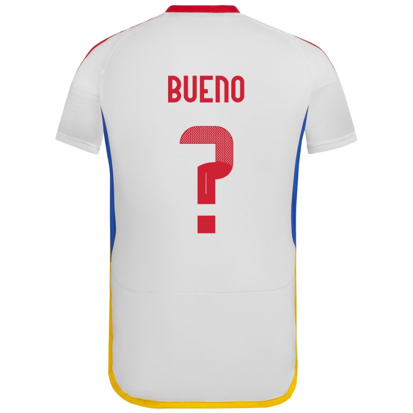 Niño Camiseta Venezuela Jesús Bueno #0 Blanco 2ª Equipación 24-26 La Camisa Chile