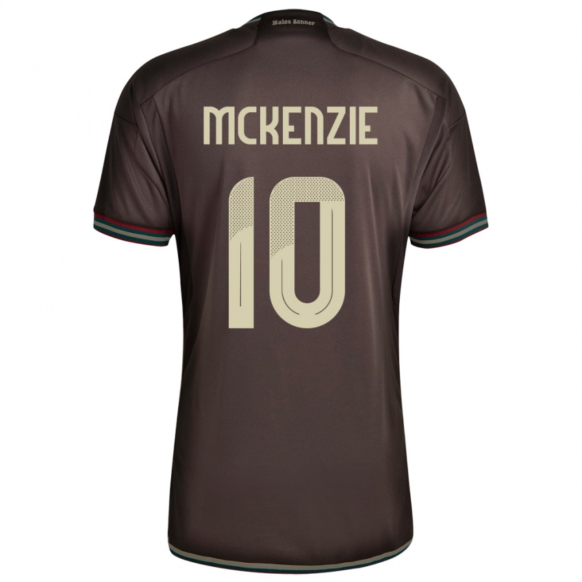 Niño Camiseta Jamaica Denzel Mckenzie #10 Marrón Noche 2ª Equipación 24-26 La Camisa Chile