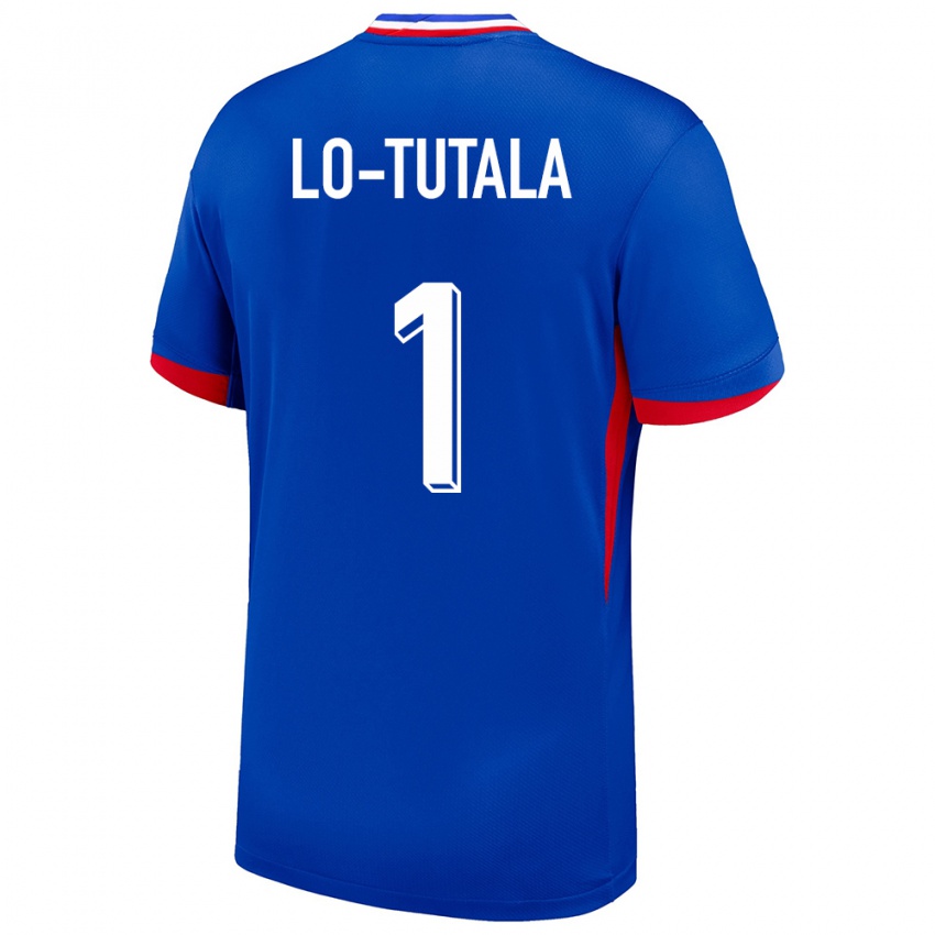 Hombre Camiseta Francia Thimothee Lo Tutala #1 Azul 1ª Equipación 24-26 La Camisa Chile