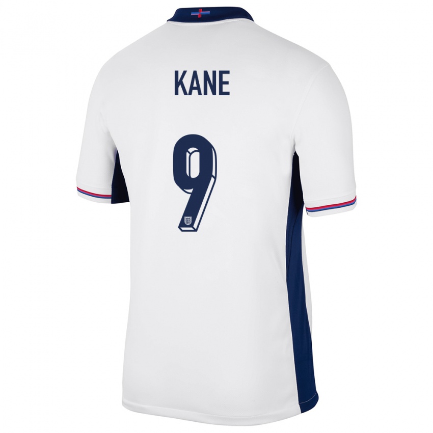 Hombre Camiseta Inglaterra Harry Kane #9 Blanco 1ª Equipación 24-26 La Camisa Chile