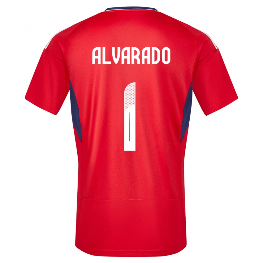 Hombre Camiseta Costa Rica Esteban Alvarado #1 Rojo 1ª Equipación 24-26 La Camisa Chile