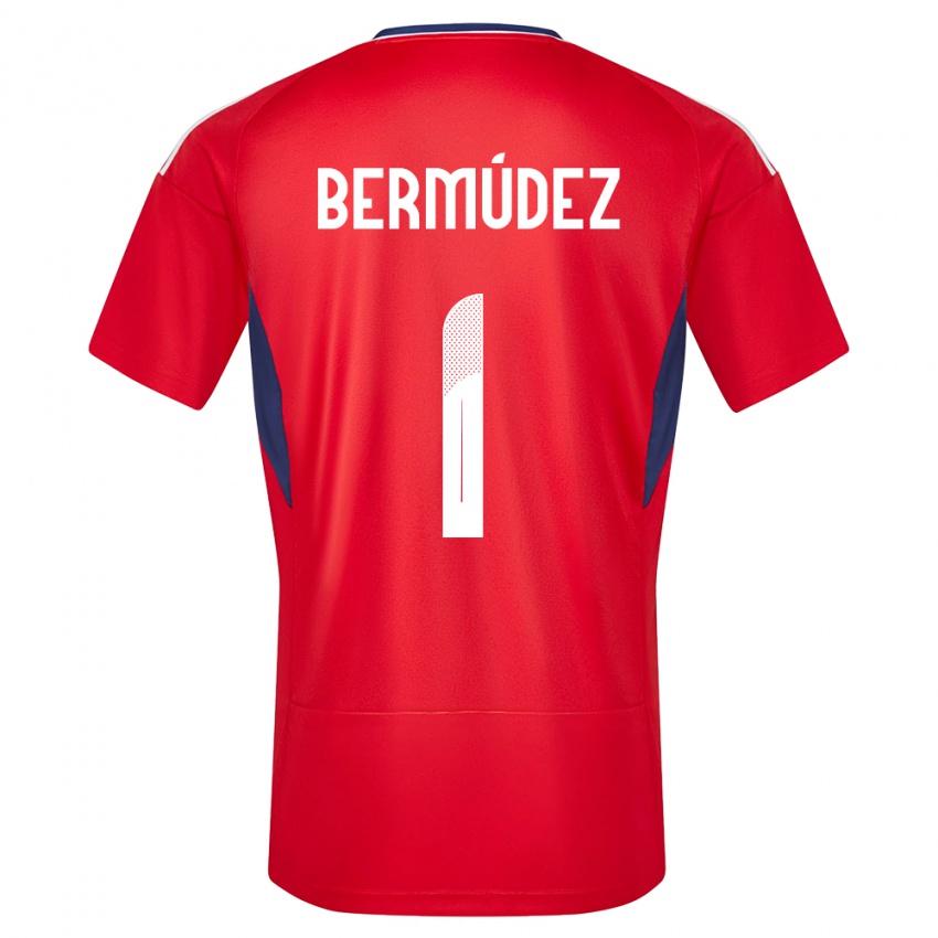 Hombre Camiseta Costa Rica Noelia Bermudez #1 Rojo 1ª Equipación 24-26 La Camisa Chile