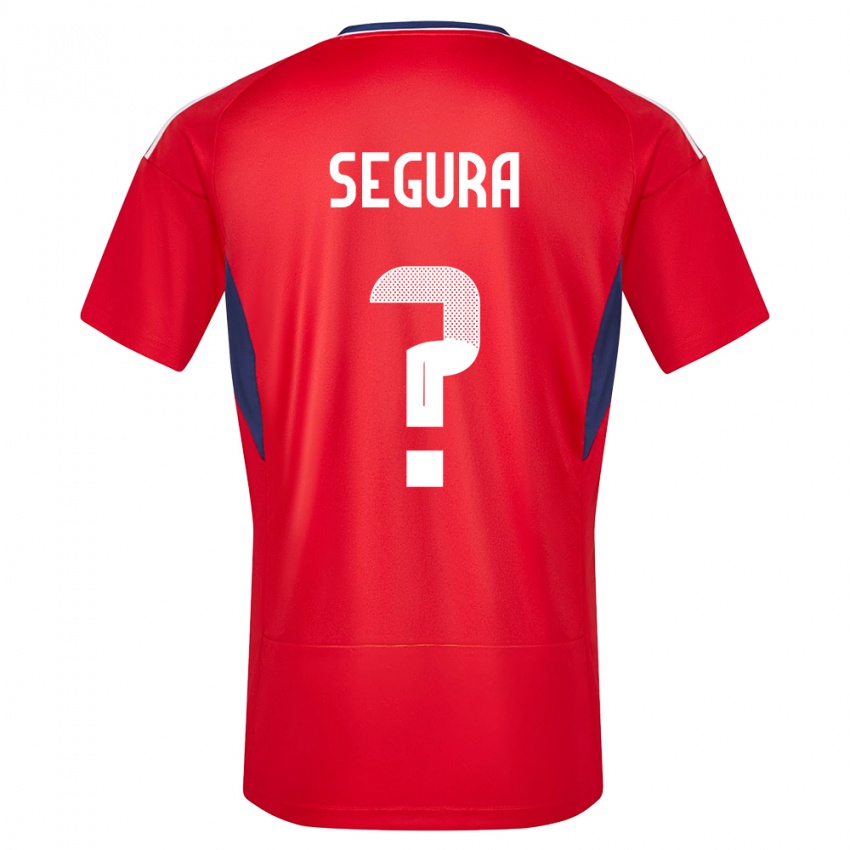 Hombre Camiseta Costa Rica Oscar Segura #0 Rojo 1ª Equipación 24-26 La Camisa Chile