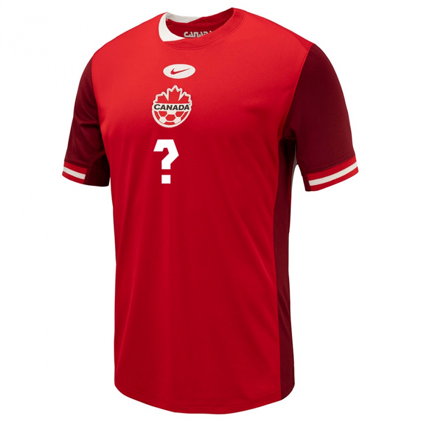 Hombre Camiseta Canadá Adisa De Rosario #0 Rojo 1ª Equipación 24-26 La Camisa Chile