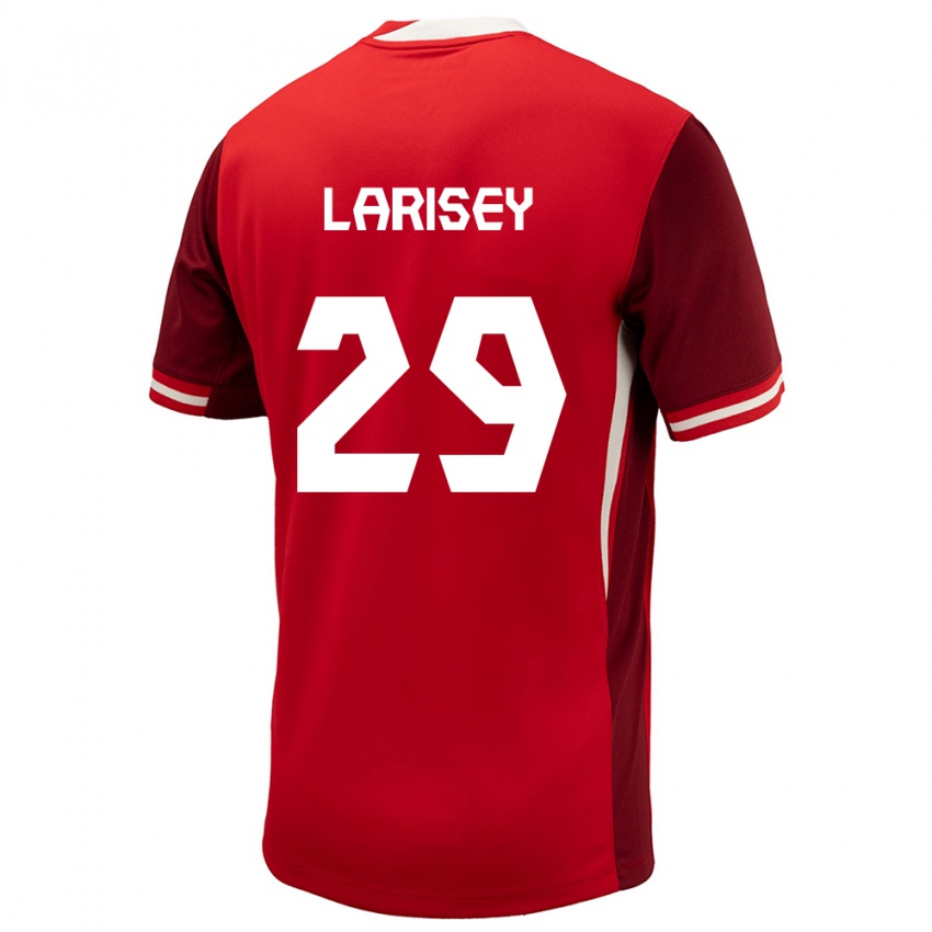 Hombre Camiseta Canadá Clarissa Larisey #29 Rojo 1ª Equipación 24-26 La Camisa Chile