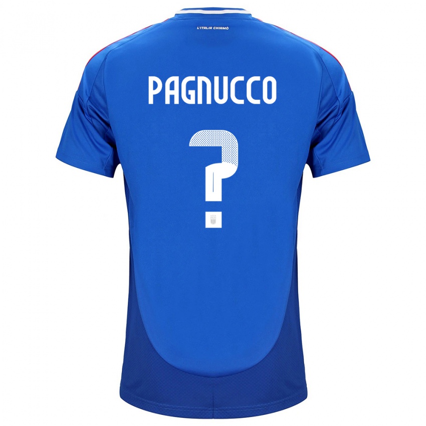 Hombre Camiseta Italia Filippo Pagnucco #0 Azul 1ª Equipación 24-26 La Camisa Chile