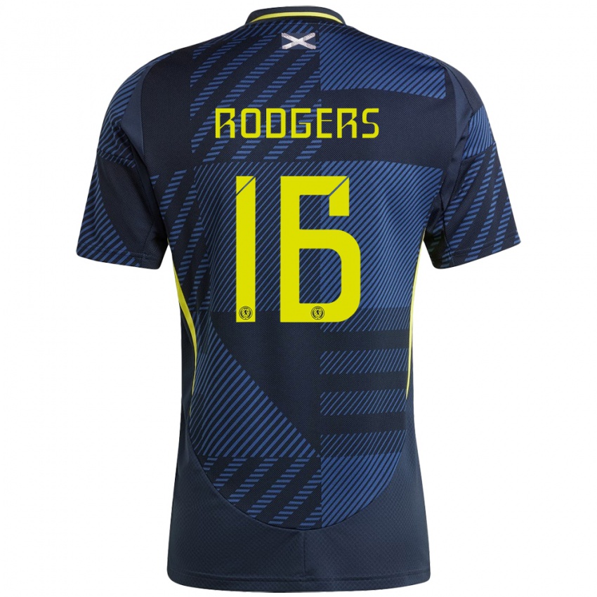 Hombre Camiseta Escocia Amy Rodgers #16 Azul Oscuro 1ª Equipación 24-26 La Camisa Chile