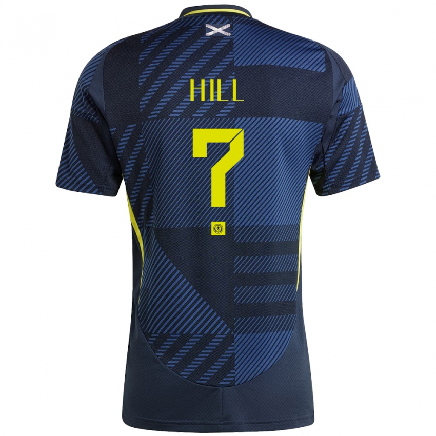 Hombre Camiseta Escocia Kathryn Hill #0 Azul Oscuro 1ª Equipación 24-26 La Camisa Chile