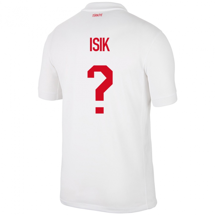 Hombre Camiseta Turquía Emre Işık #0 Blanco 1ª Equipación 24-26 La Camisa Chile