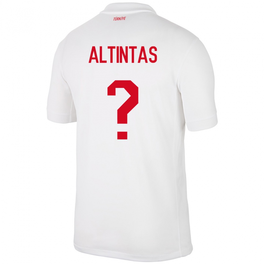 Hombre Camiseta Turquía Benan Altıntaş #0 Blanco 1ª Equipación 24-26 La Camisa Chile