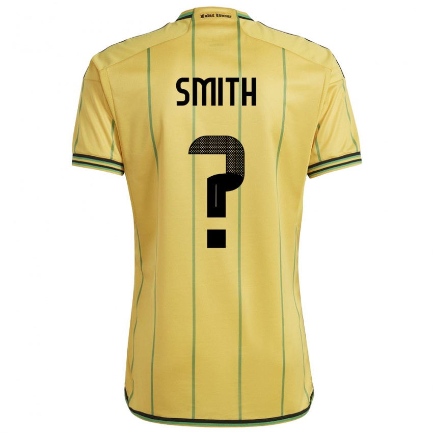 Hombre Camiseta Jamaica Andrene Smith #0 Amarillo 1ª Equipación 24-26 La Camisa Chile