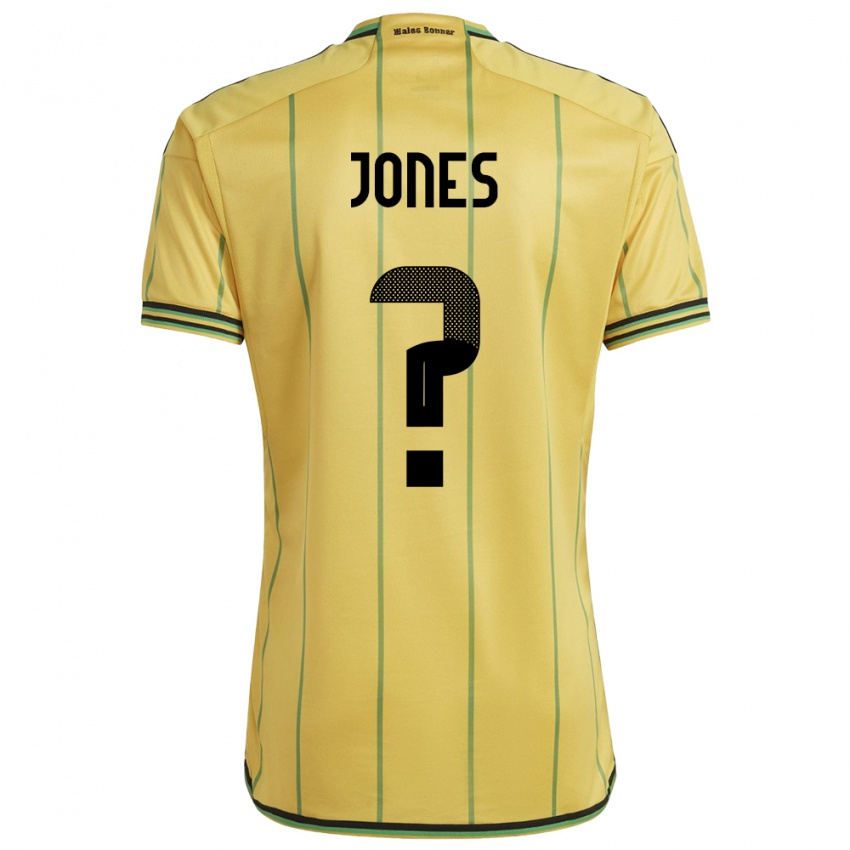 Hombre Camiseta Jamaica Rachel Jones #0 Amarillo 1ª Equipación 24-26 La Camisa Chile