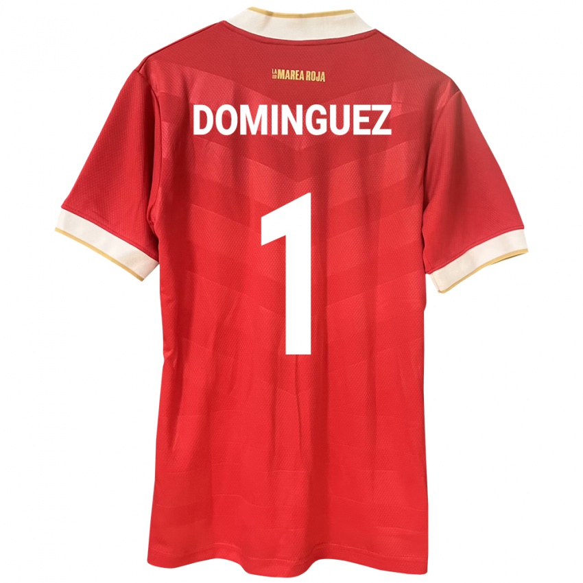 Hombre Camiseta Panamá Valeska Domínguez #1 Rojo 1ª Equipación 24-26 La Camisa Chile