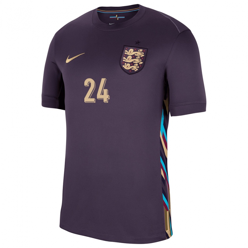 Hombre Camiseta Inglaterra Cole Palmer #24 Pasa Oscura 2ª Equipación 24-26 La Camisa Chile