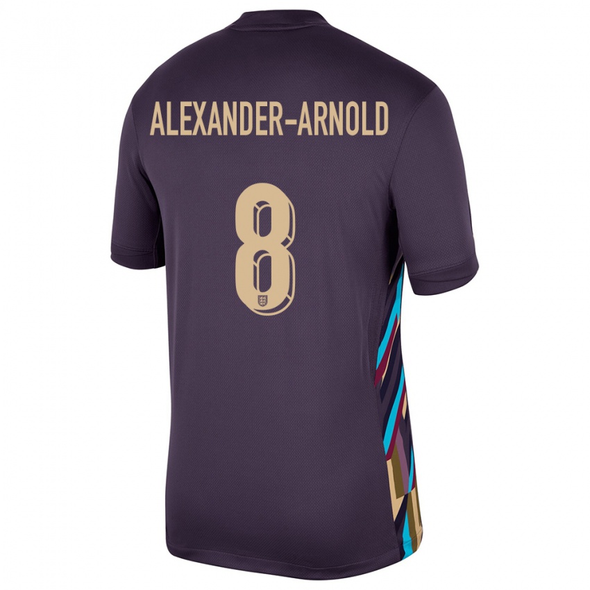 Hombre Camiseta Inglaterra Trent Alexander-Arnold #8 Pasa Oscura 2ª Equipación 24-26 La Camisa Chile