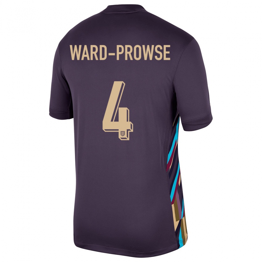 Hombre Camiseta Inglaterra James Ward-Prowse #4 Pasa Oscura 2ª Equipación 24-26 La Camisa Chile