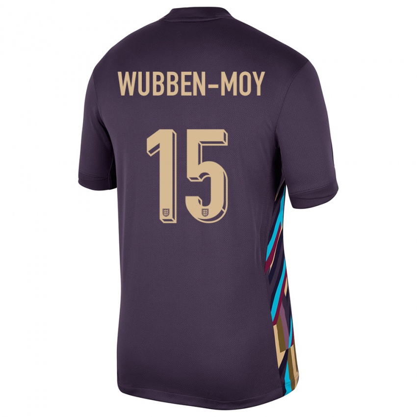 Hombre Camiseta Inglaterra Lotte Wubben Moy #15 Pasa Oscura 2ª Equipación 24-26 La Camisa Chile