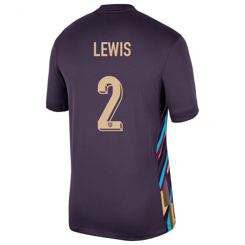 Hombre Camiseta Inglaterra Rico Lewis #2 Pasa Oscura 2ª Equipación 24-26 La Camisa Chile