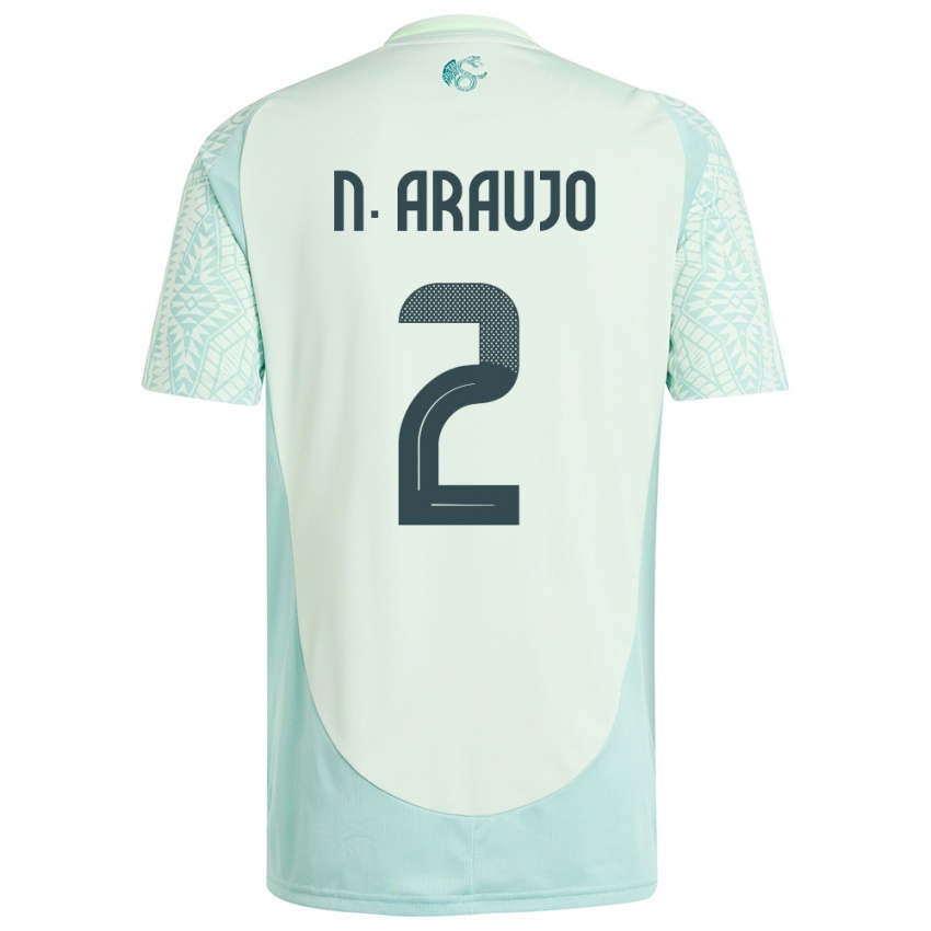 Hombre Camiseta México Nestor Araujo #2 Lino Verde 2ª Equipación 24-26 La Camisa Chile