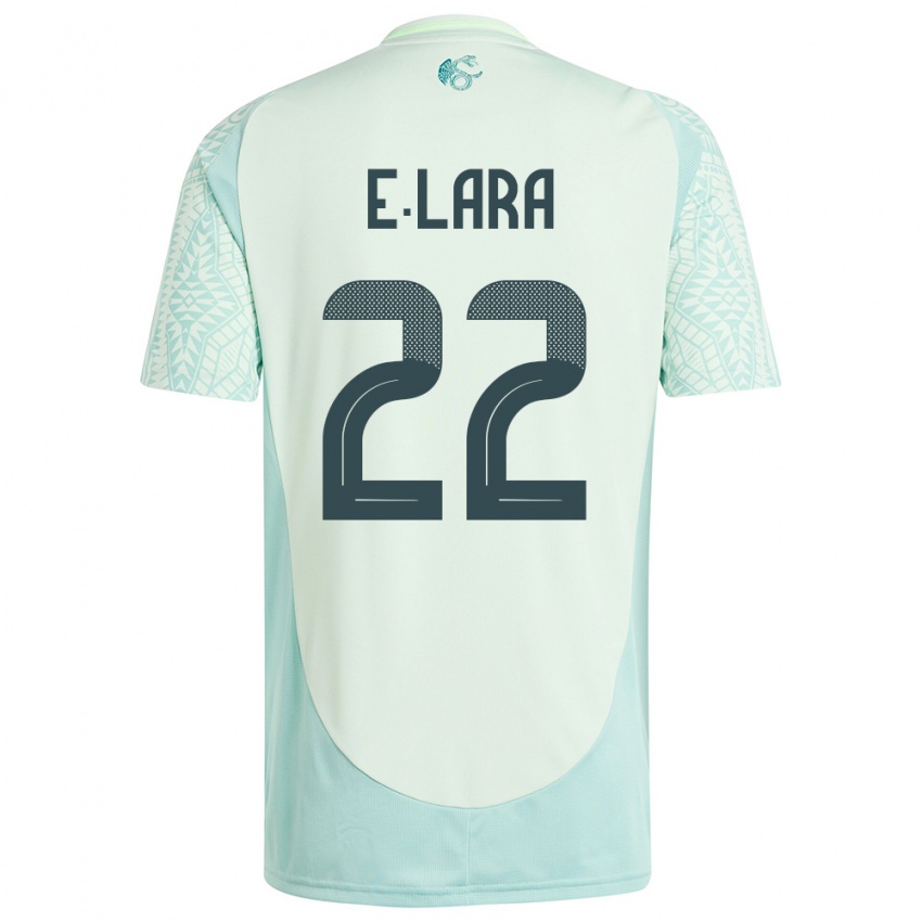 Hombre Camiseta México Emilio Lara #22 Lino Verde 2ª Equipación 24-26 La Camisa Chile