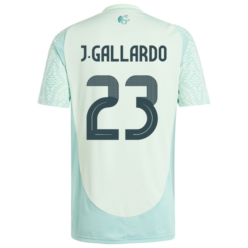 Hombre Camiseta México Jesus Gallardo #23 Lino Verde 2ª Equipación 24-26 La Camisa Chile